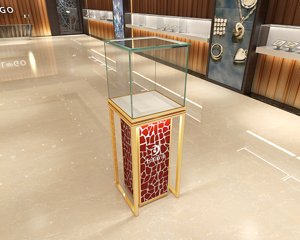 珠寶精品獨(dú)立展示柜F款-3號花紋